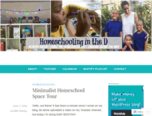 Tablet Screenshot of homeschoolinginthed.com